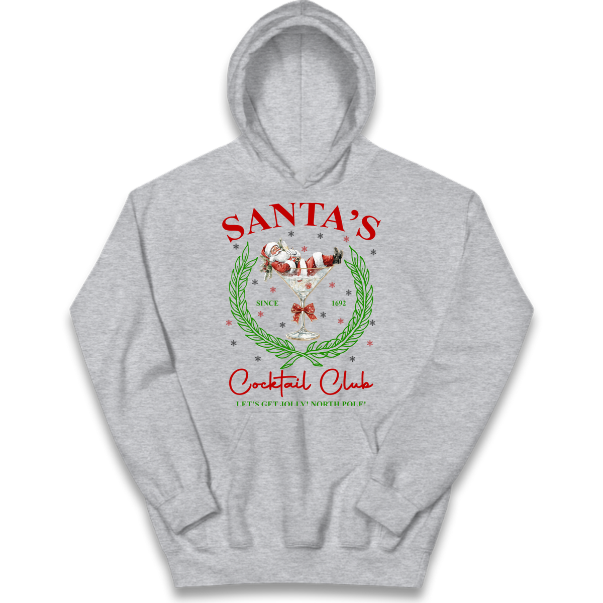 Cocktail Lover Christmas Kids Hoodie