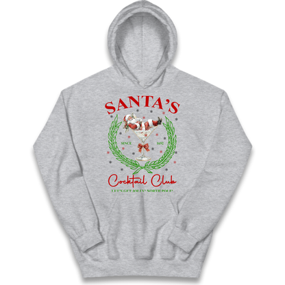 Cocktail Lover Christmas Kids Hoodie
