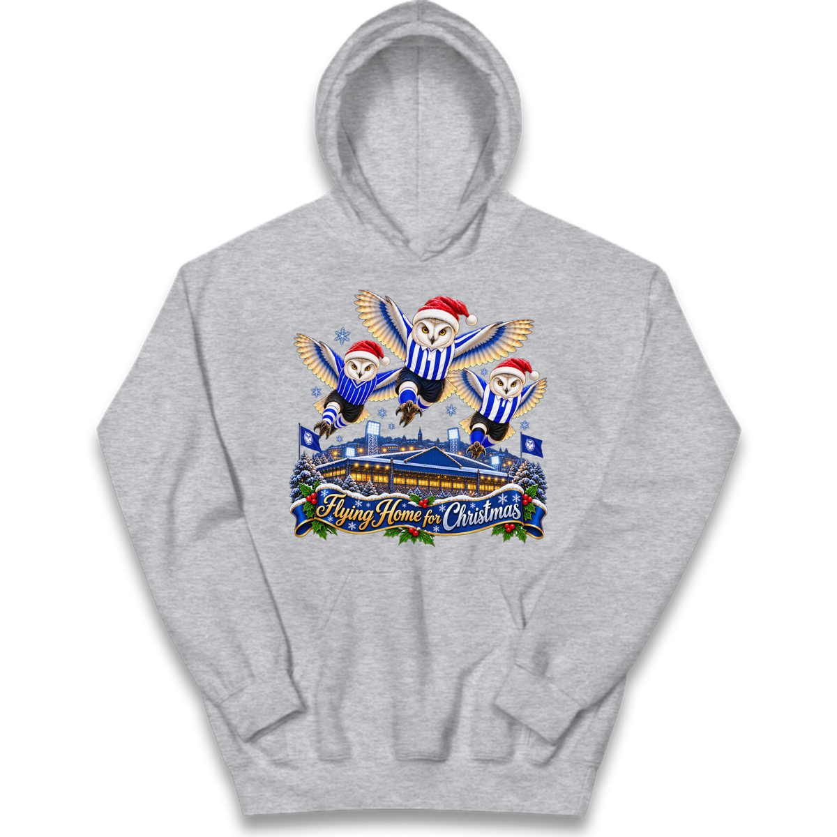 Sheff Wed Christmas Kids Hoodie