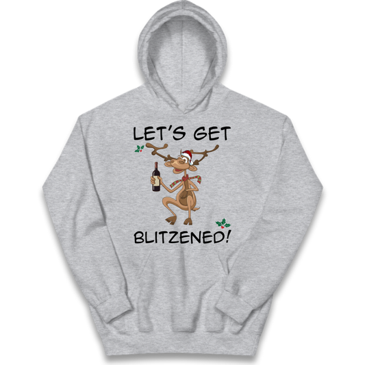 Lets Get Blitzened Kids Hoodie