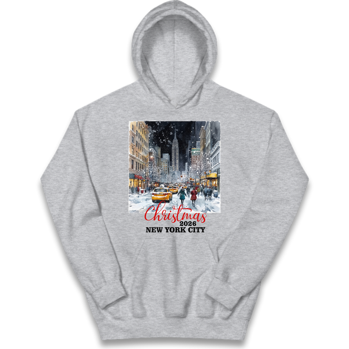 New York Winter Gift Kids Hoodie