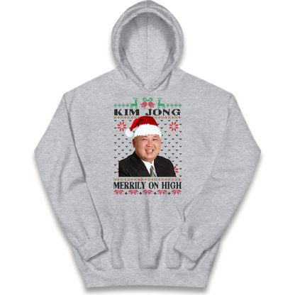 Kim Jong Christmas Kids Hoodie