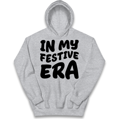 Modern Christmas Slogan Kids Hoodie