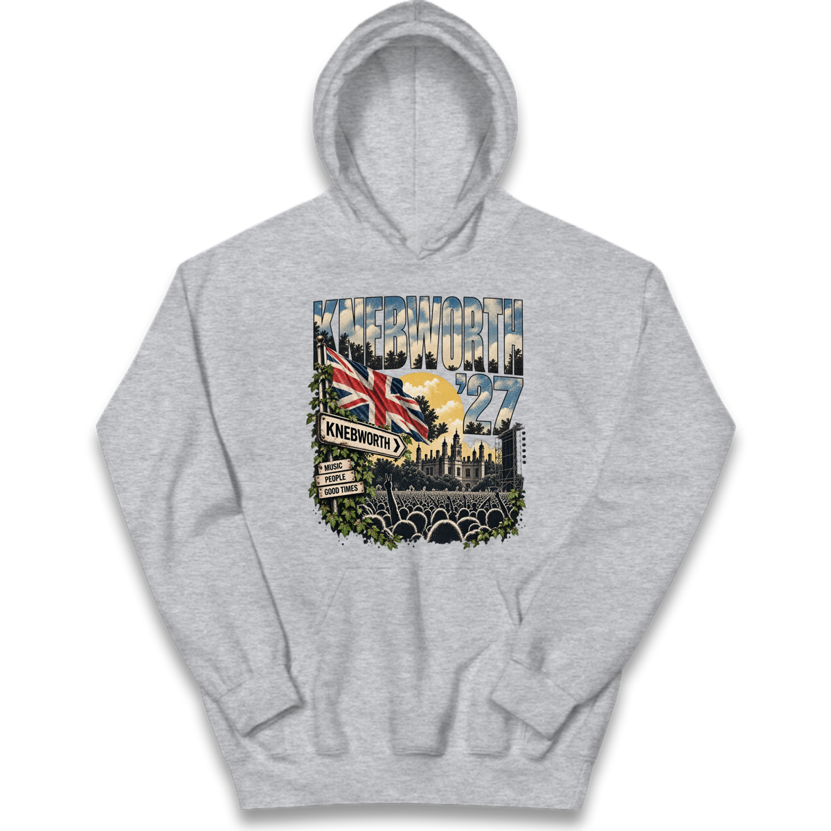 Oasis Knebworth Live '27 Kids Hoodie