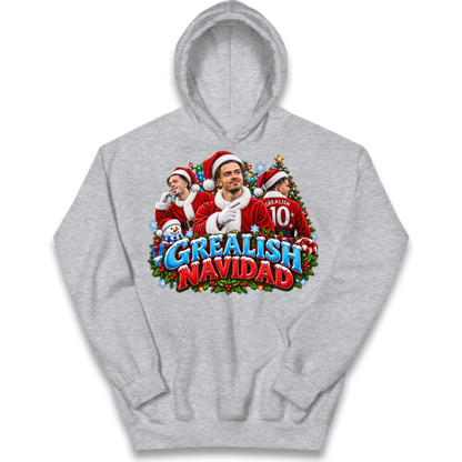 Grealish Navidad Kids Hoodie