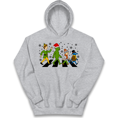 Abbey Road Walk Christmas jumper Kids Hoodie