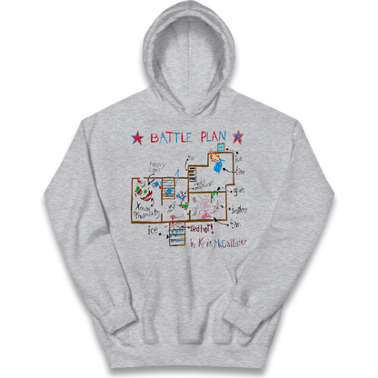 home alone battle plan Kids Hoodie