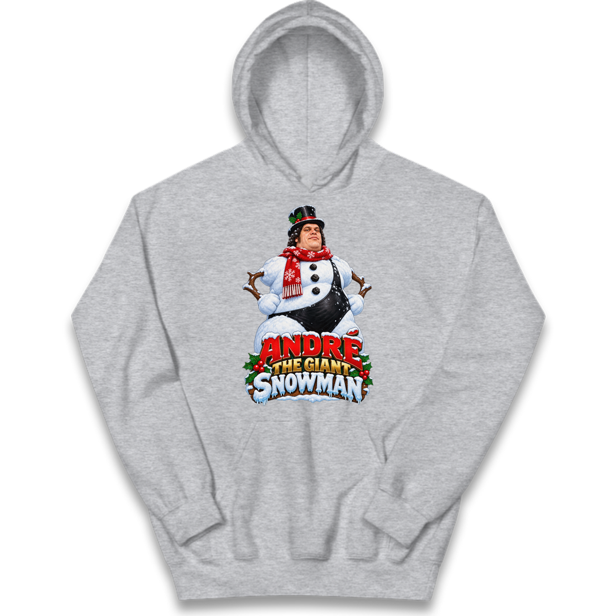 Andre The Giant Christmas Kids Hoodie