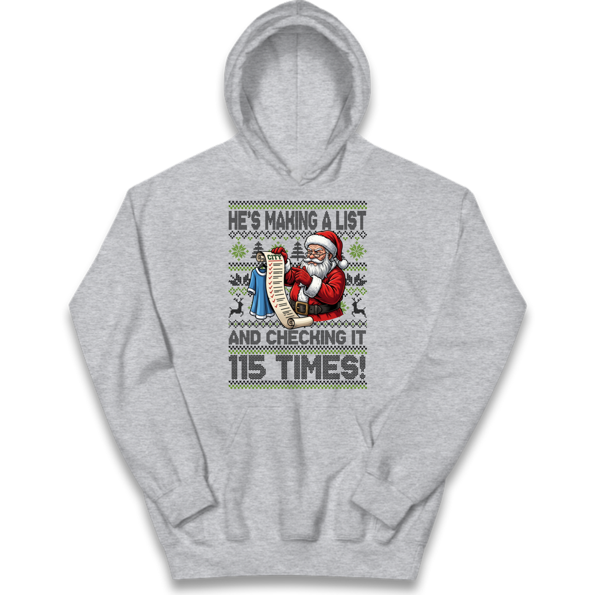 Making A List Kids Hoodie