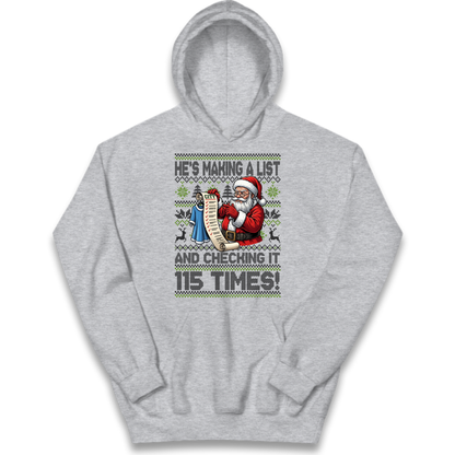 Making A List Kids Hoodie