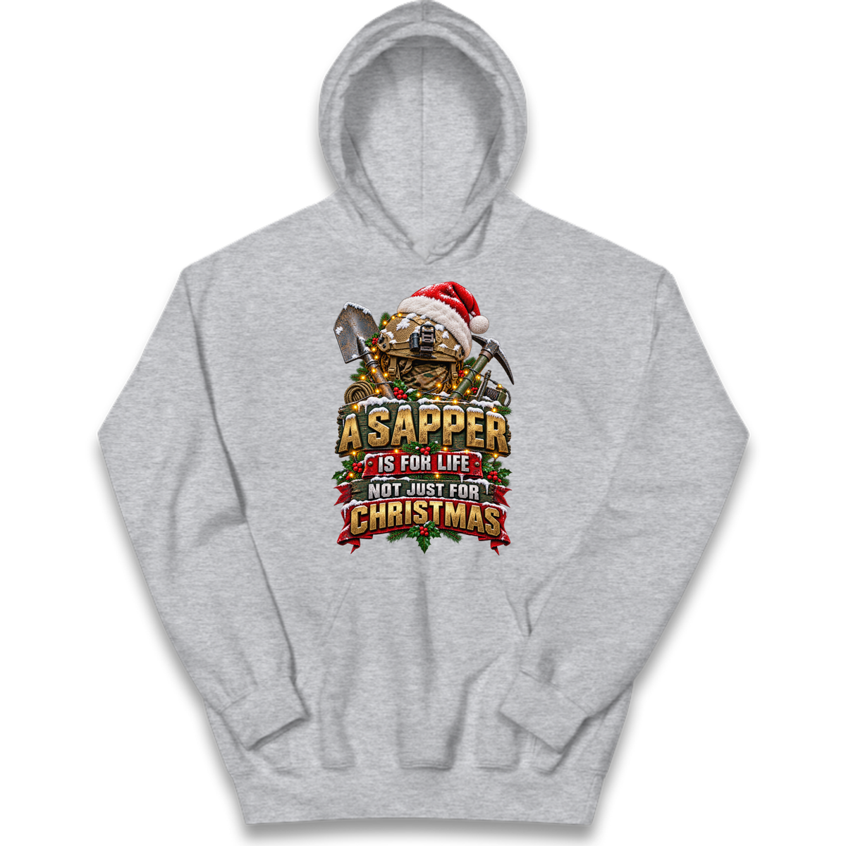 Royal Engineers Sappers Christmas Kids Hoodie