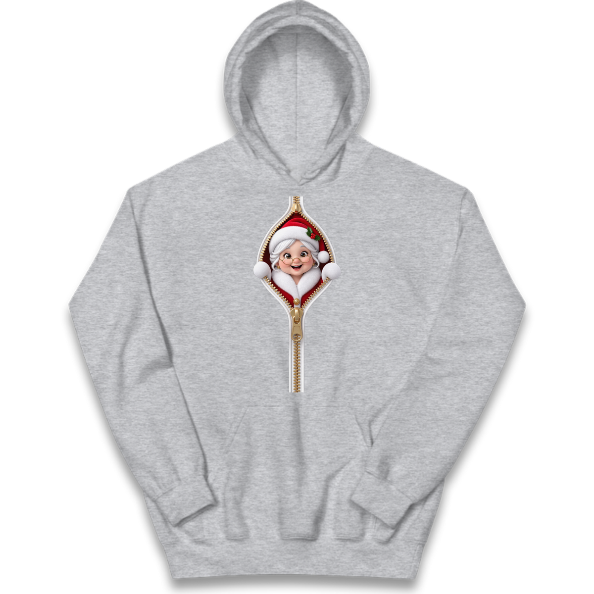 Mrs Claus Outfit Kids Hoodie