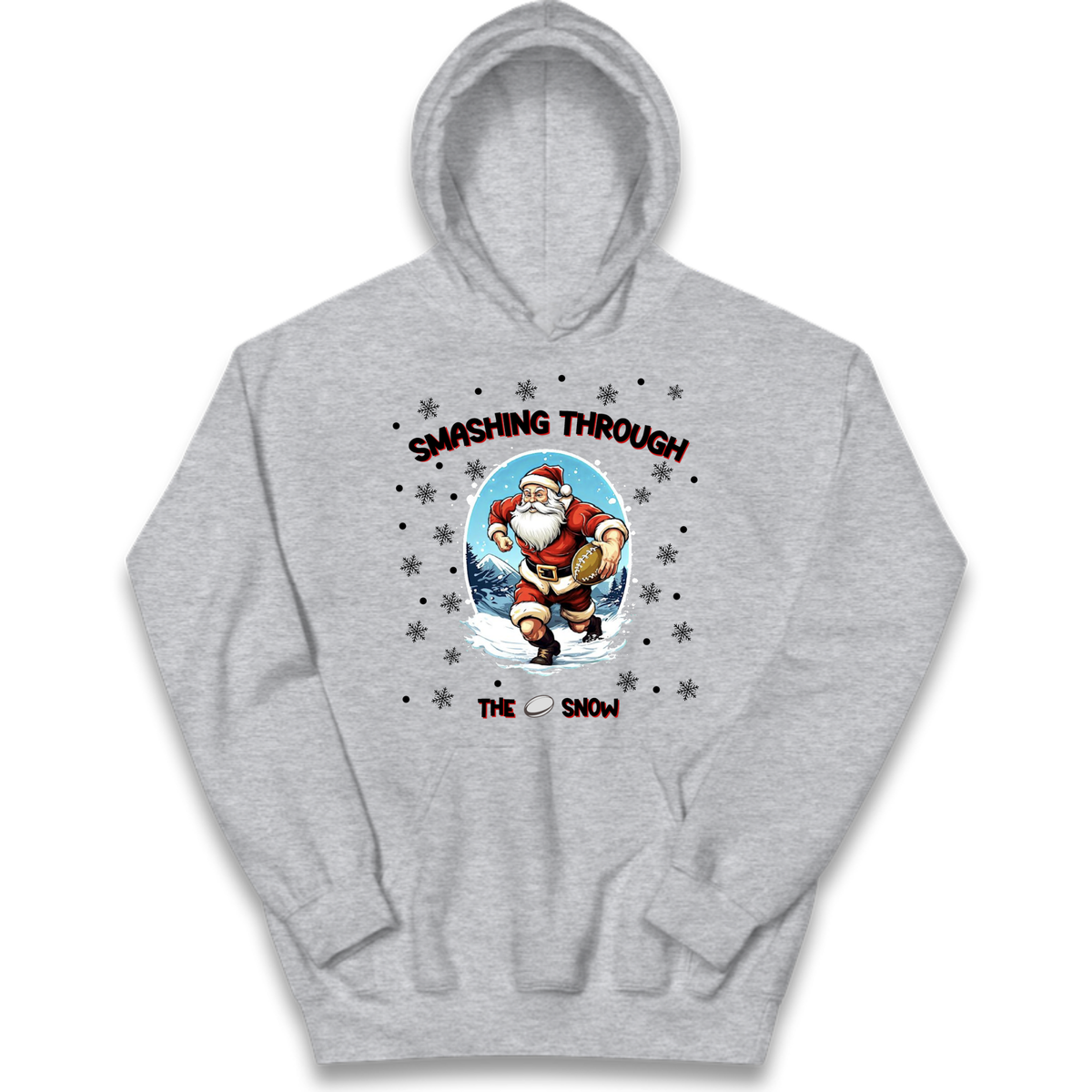 Rugby Santa Clothing Kids Hoodie