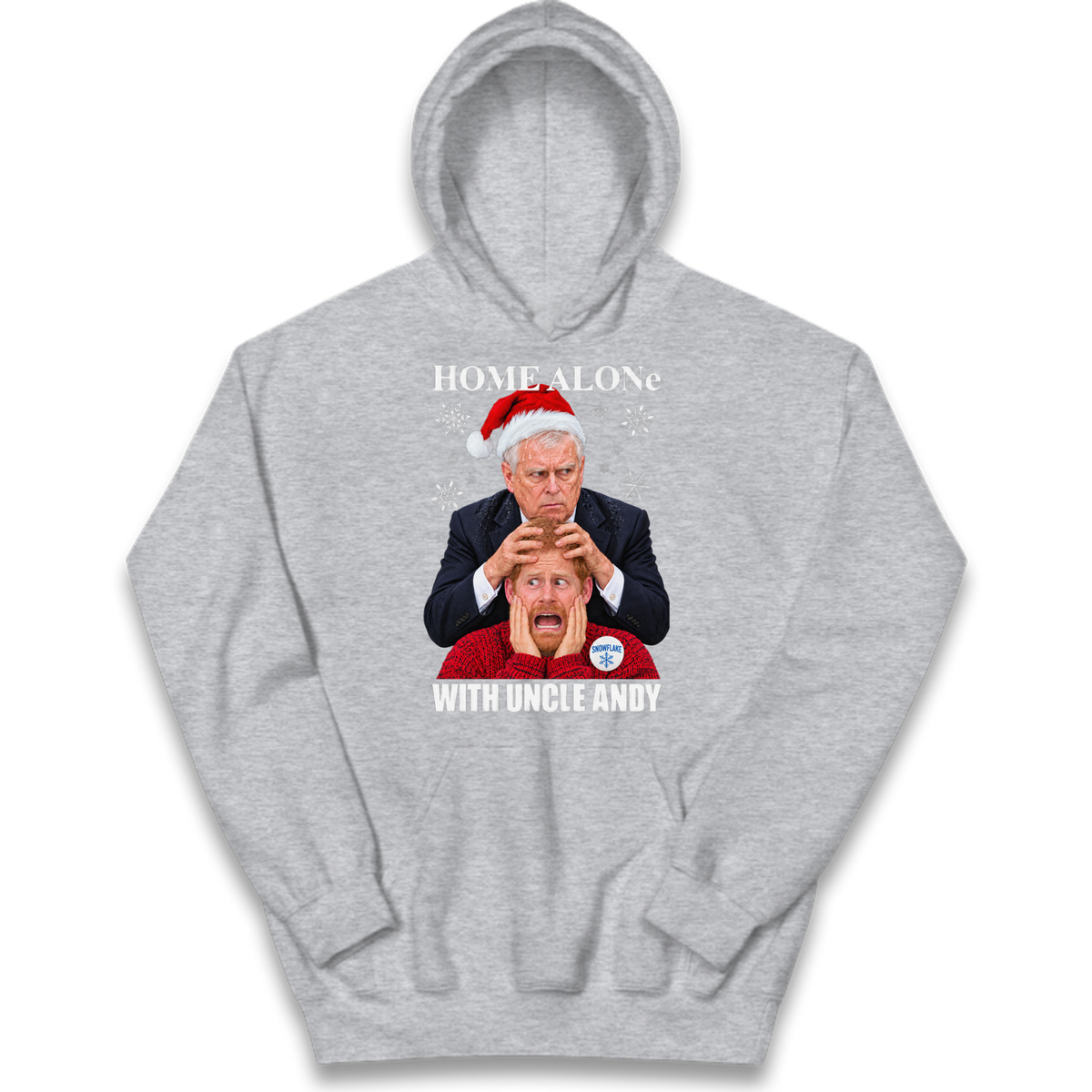 Home Alone Prince Harry Andrew Christmas Kids Hoodie