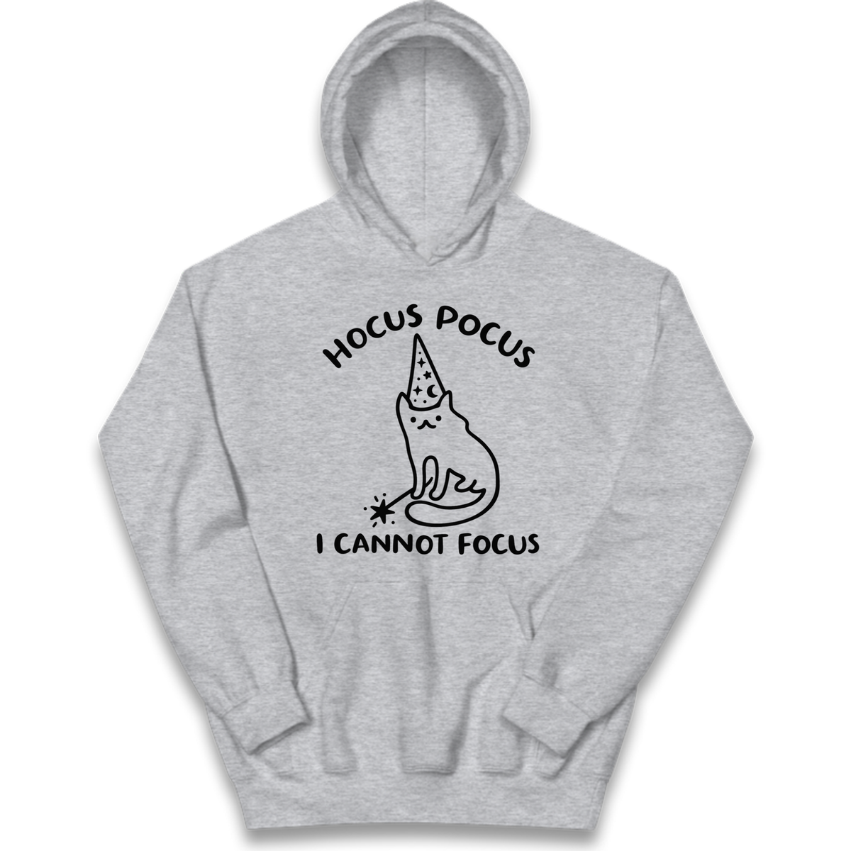 Hocus Pocus I Cannot Focus Kids Hoodie