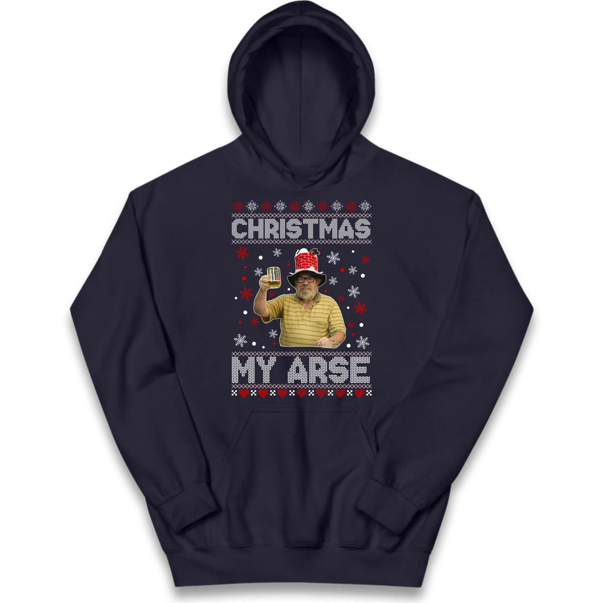Christmas My Arse Kids Hoodie