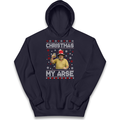 Christmas My Arse Kids Hoodie