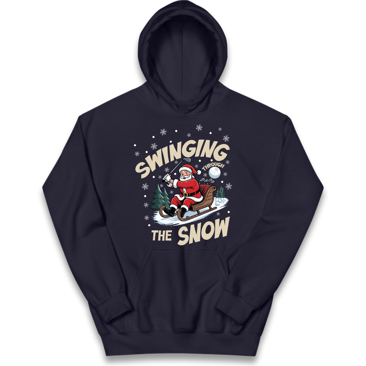 Christmas Golf Kids Hoodie