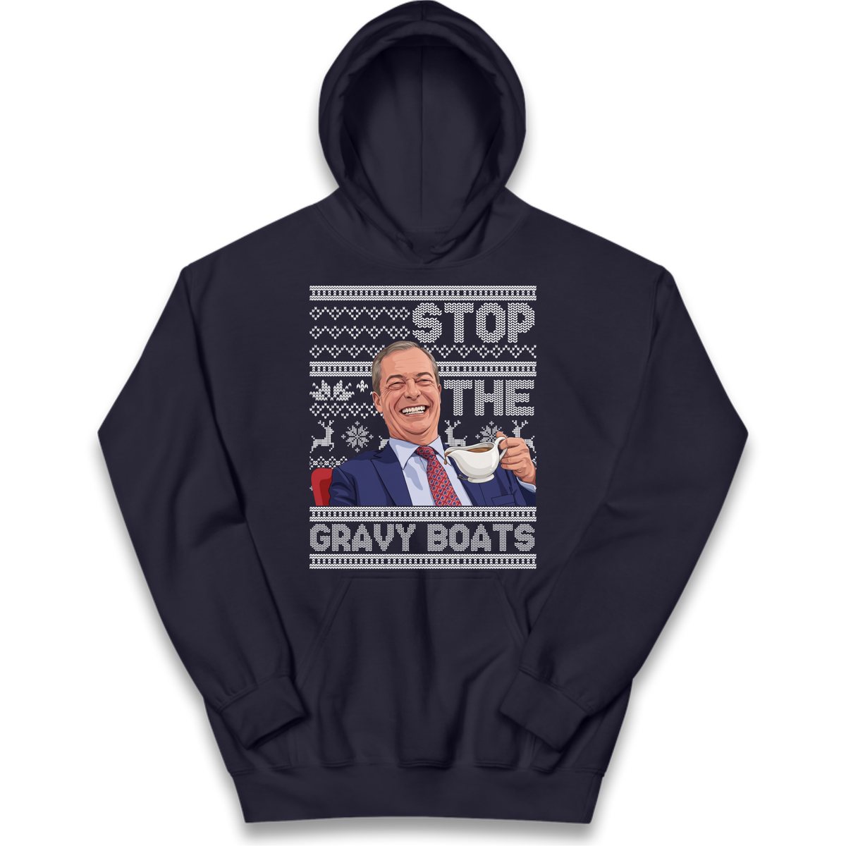 Satirical Festive Top Kids Hoodie