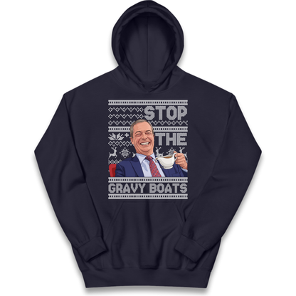 Satirical Festive Top Kids Hoodie