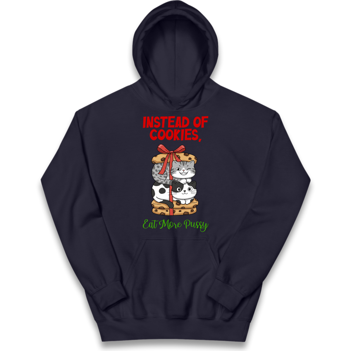 Cheeky Cat Slogan Kids Hoodie