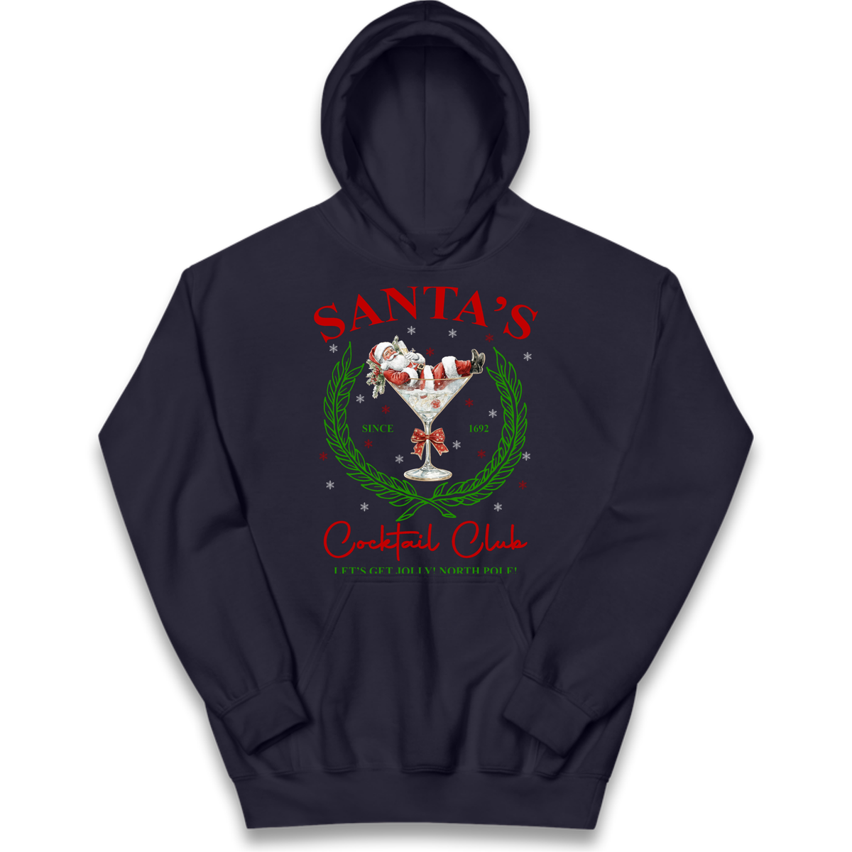 Cocktail Lover Christmas Kids Hoodie