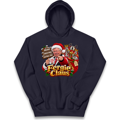 Man United Christmas Kids Hoodie