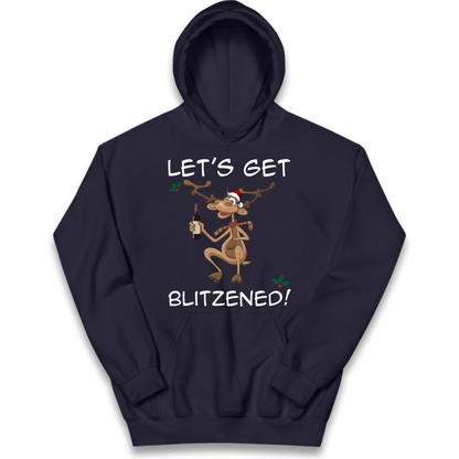 Lets Get Blitzened Kids Hoodie