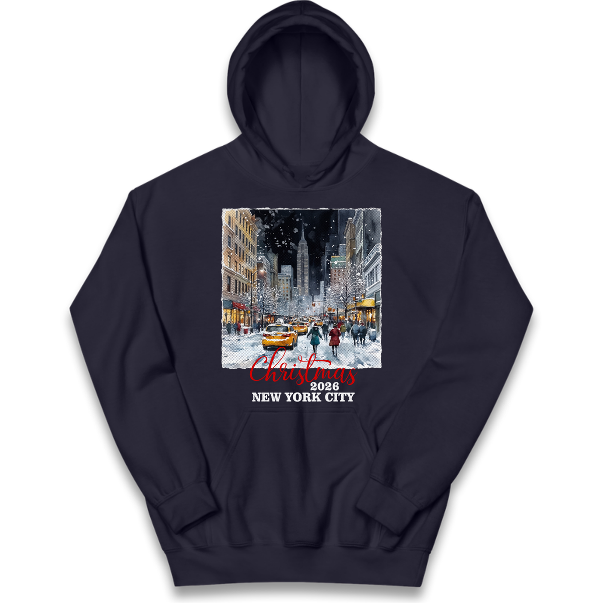 New York Winter Gift Kids Hoodie