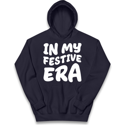 Modern Christmas Slogan Kids Hoodie