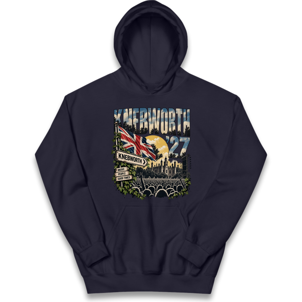 Oasis Knebworth Live '27 Kids Hoodie