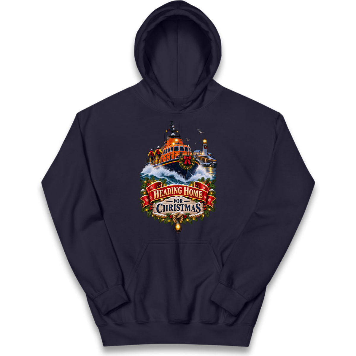 RNLI Christmas Kids Hoodie