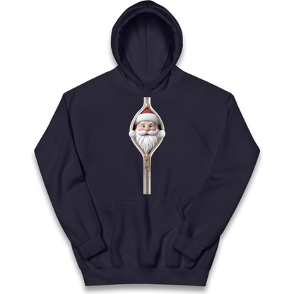 Santa Face Novelty Kids Hoodie