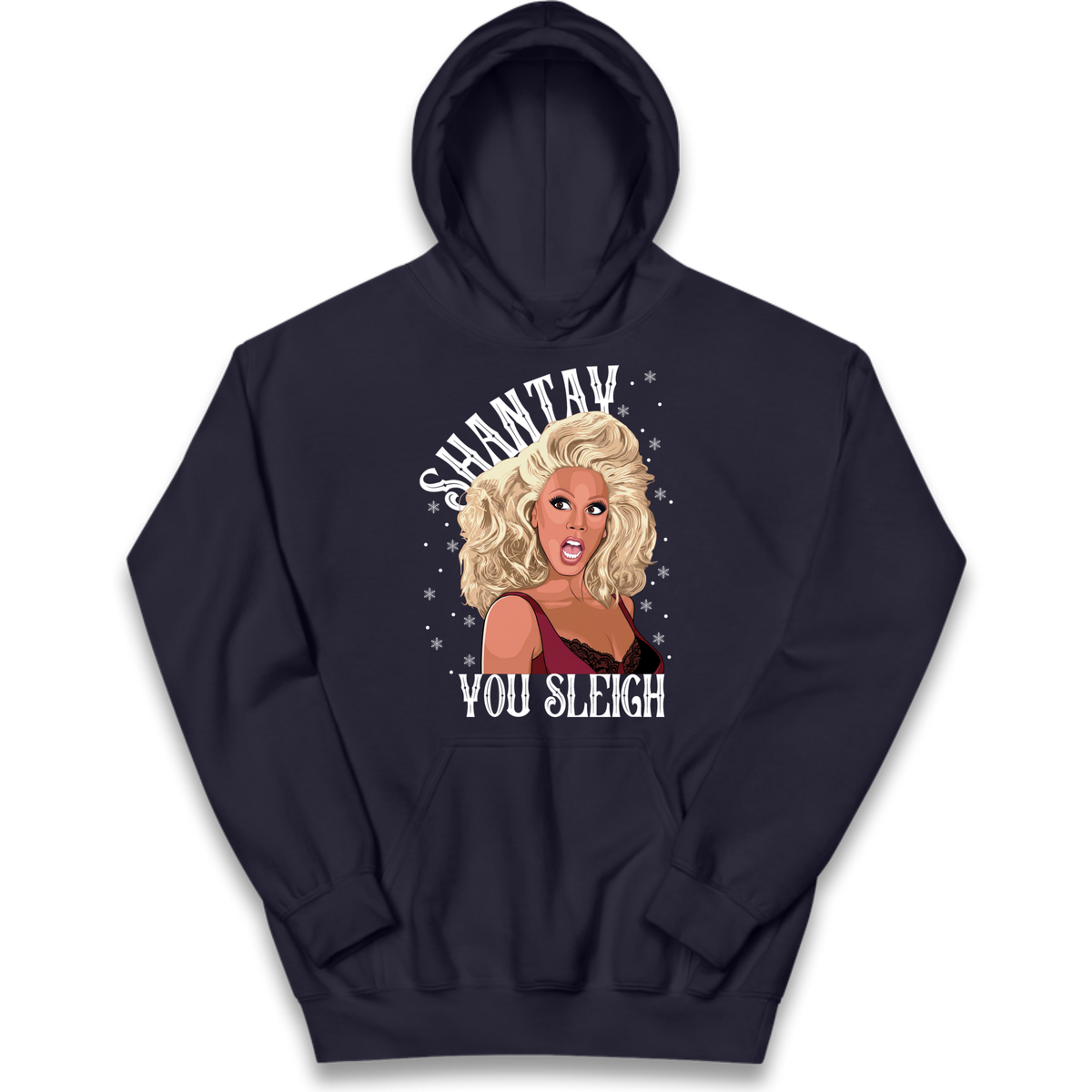 drag christmas clothing Kids Hoodie