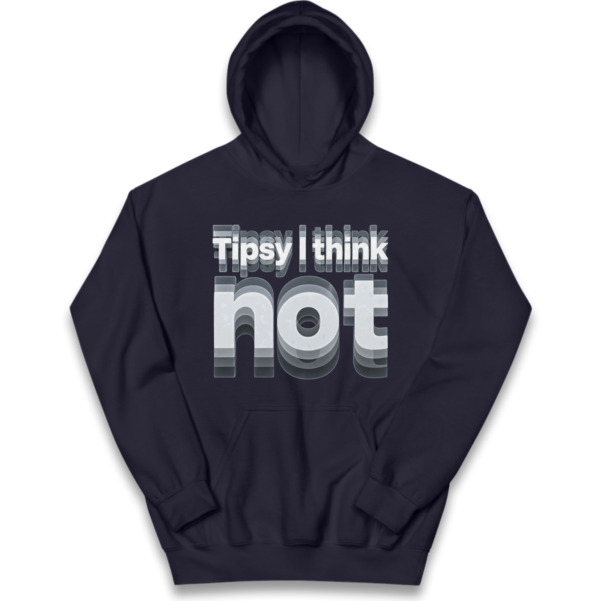 Tipsy I Think Not TikTok Viral Kids Hoodie