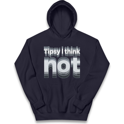 Tipsy I Think Not TikTok Viral Kids Hoodie