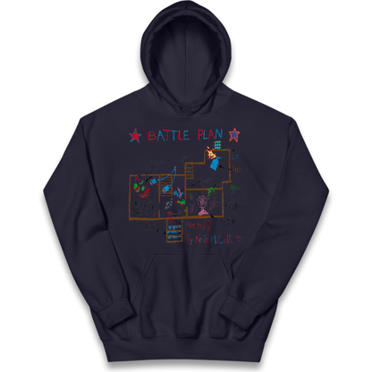 home alone battle plan Kids Hoodie