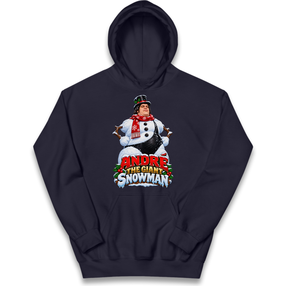 Andre The Giant Christmas Kids Hoodie