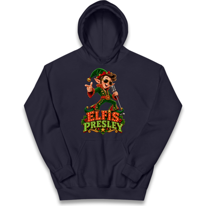 Elvis Presley Christmas Kids Hoodie