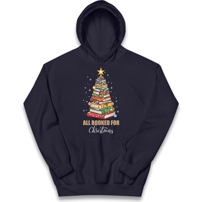 Book Tree Christmas Kids Hoodie