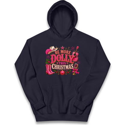 Dolly Parton Christmas Kids Hoodie