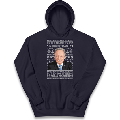 Neil Warnock Christmas Kids Hoodie
