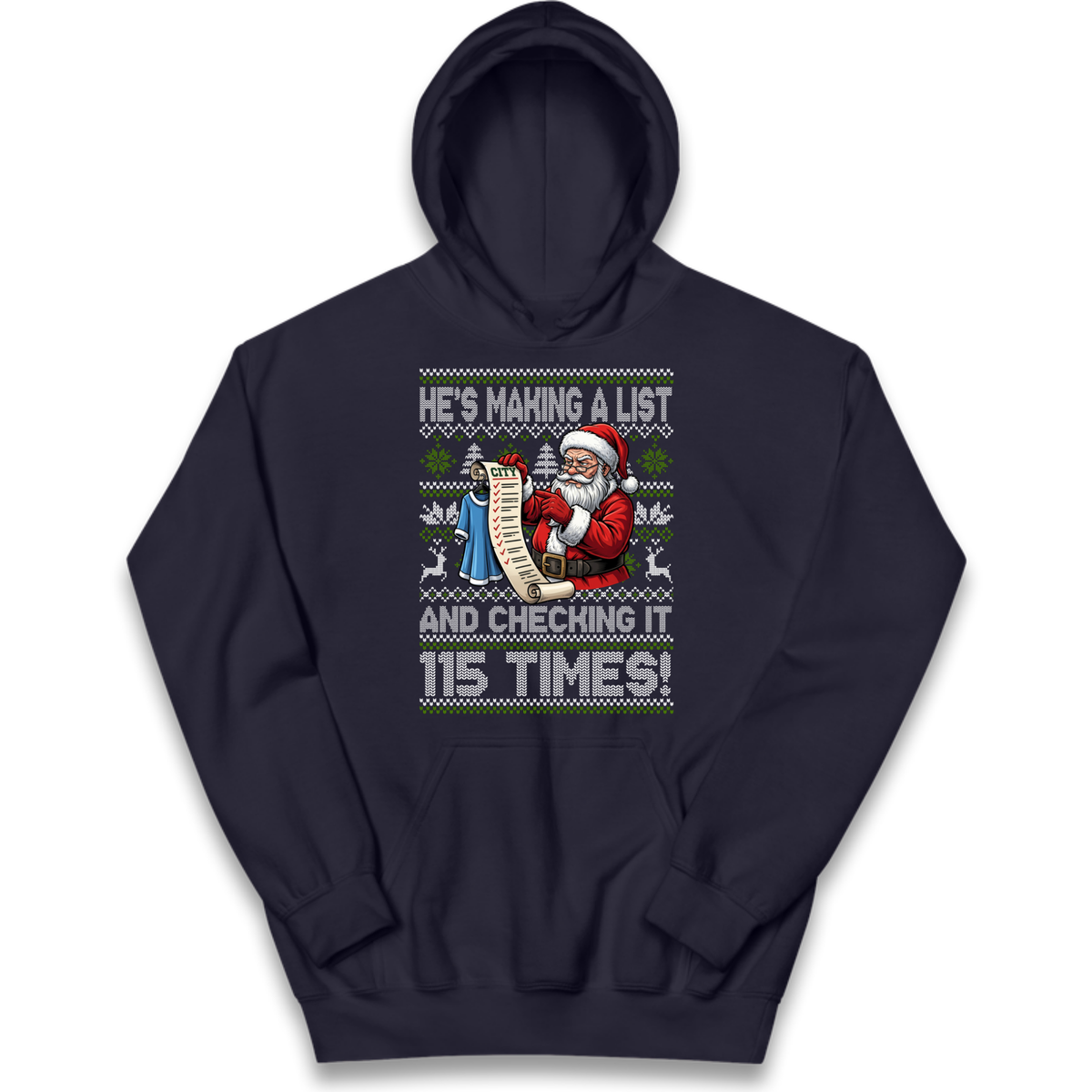 Making A List Kids Hoodie