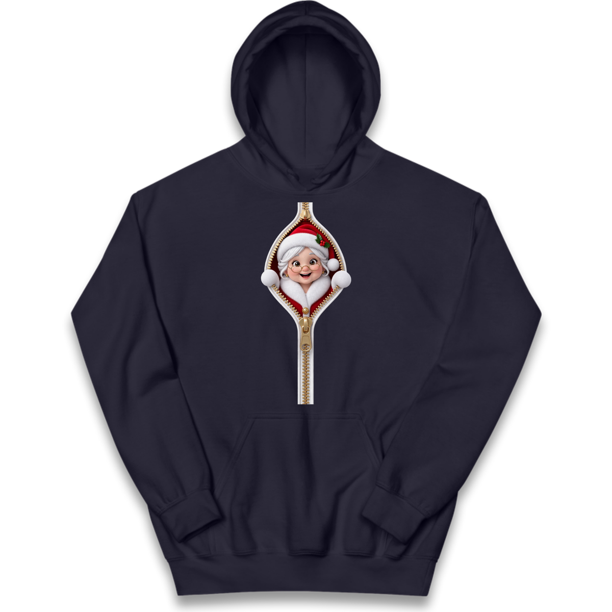 Mrs Claus Outfit Kids Hoodie