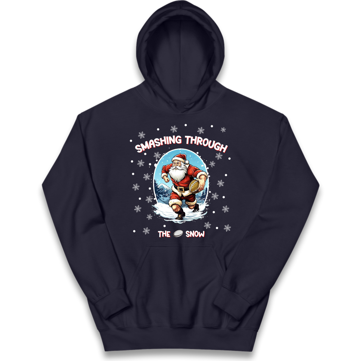 Rugby Santa Clothing Kids Hoodie