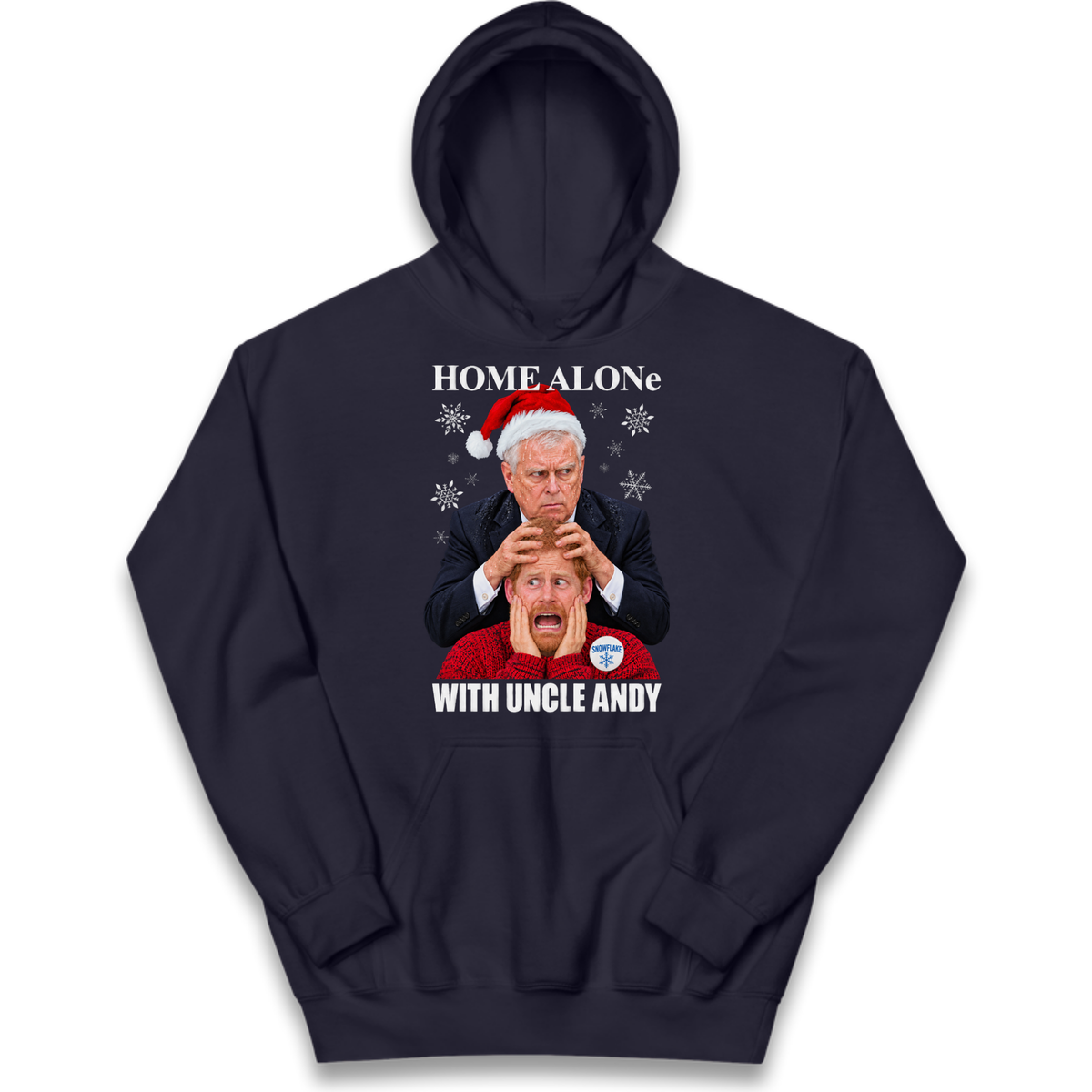 Home Alone Prince Harry Andrew Christmas Kids Hoodie