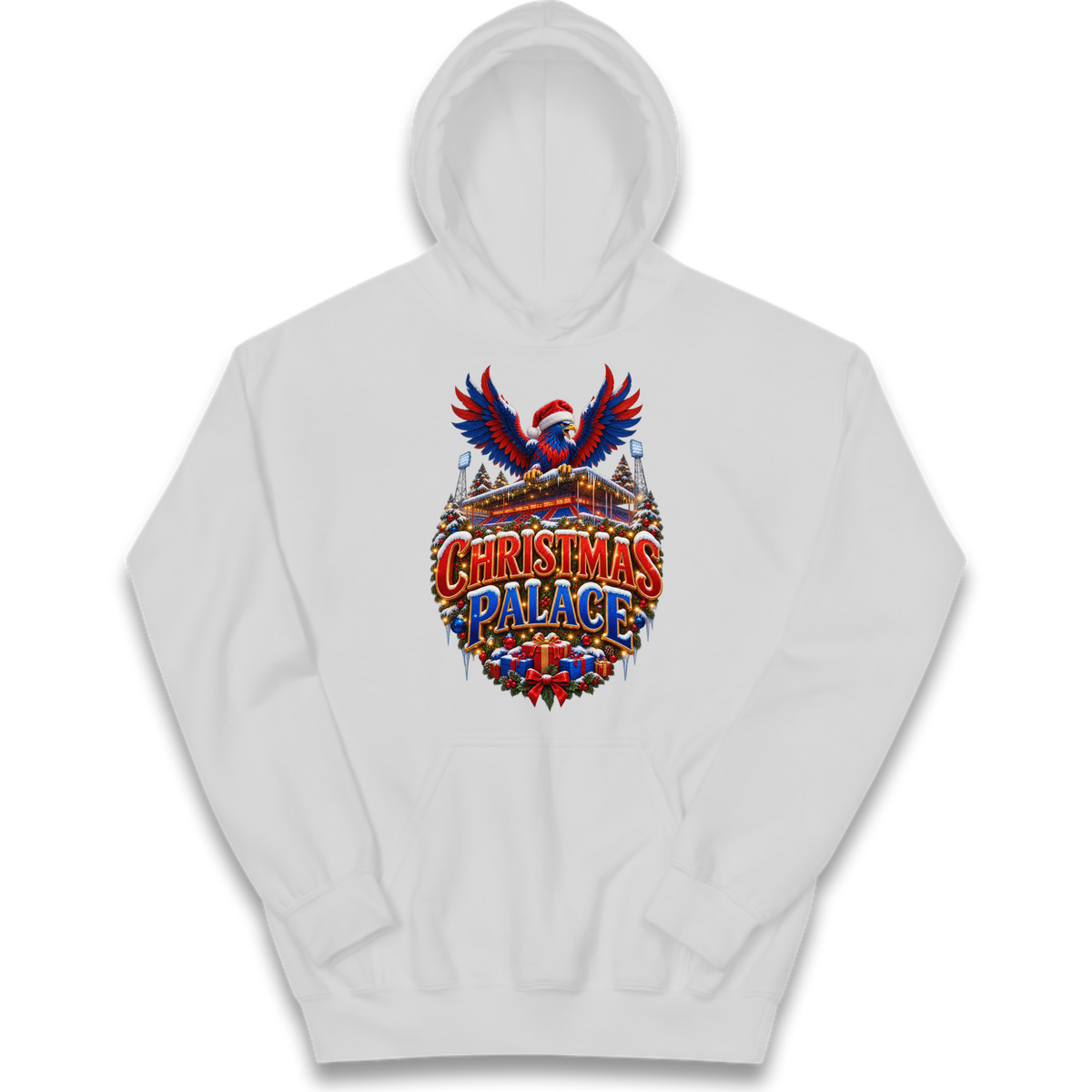 Crystal Palace Football Christmas Kids Hoodie