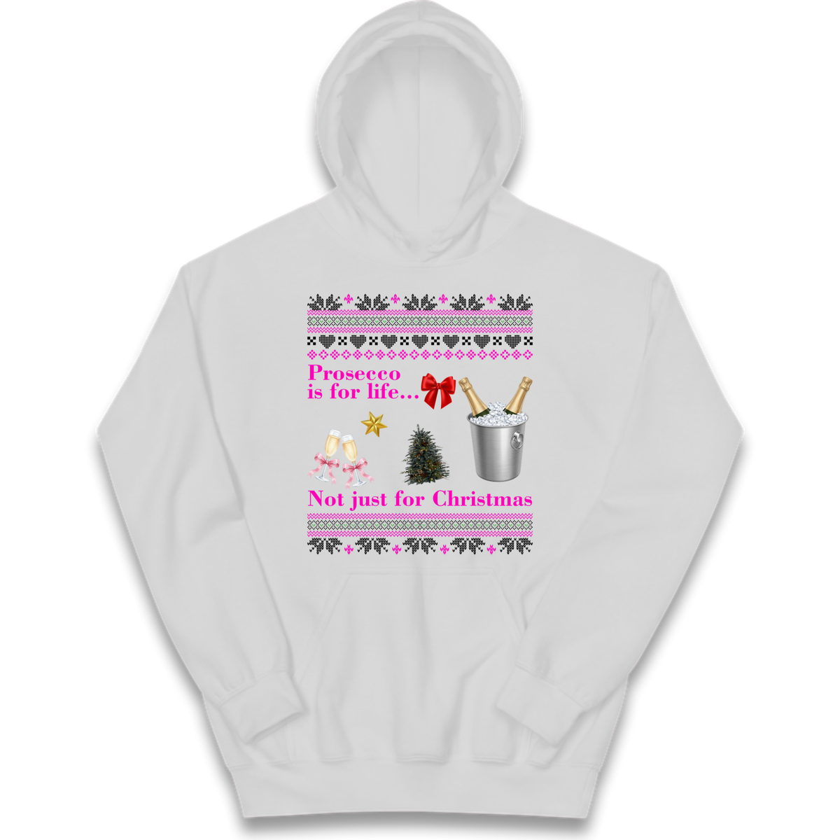 Prosecco Gift Top Kids Hoodie