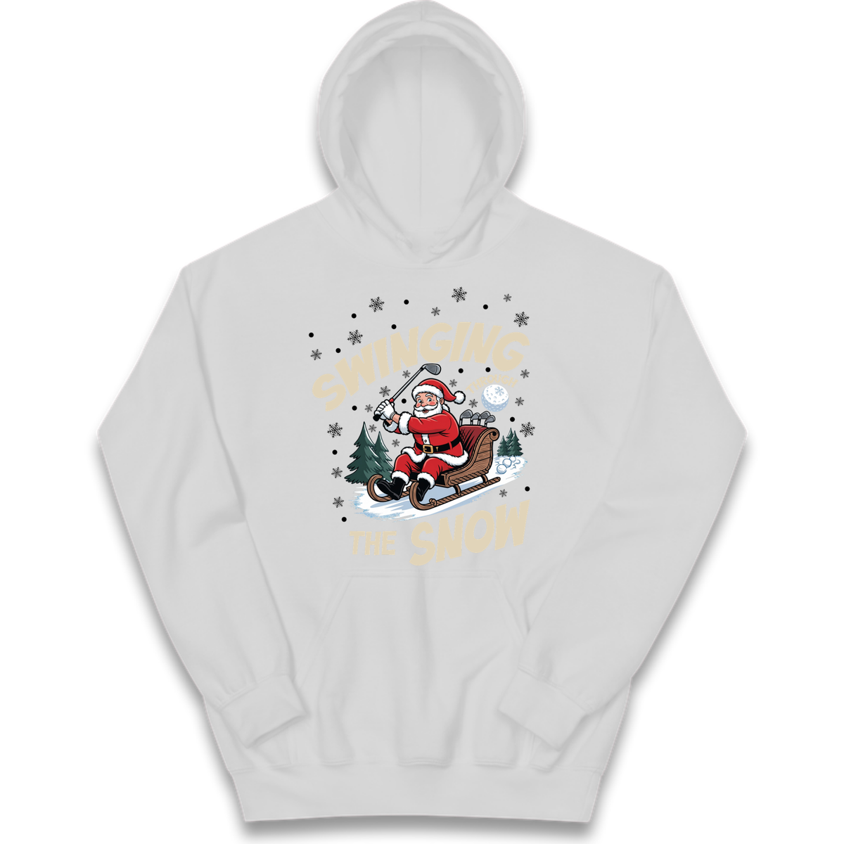 Christmas Golf Kids Hoodie