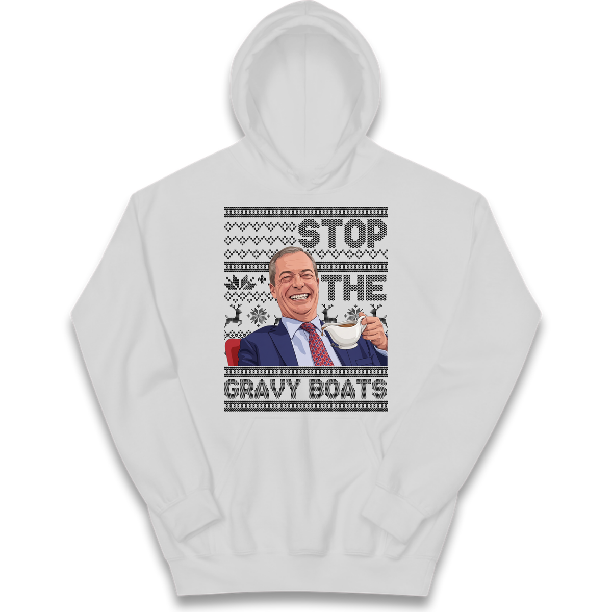 Satirical Festive Top Kids Hoodie